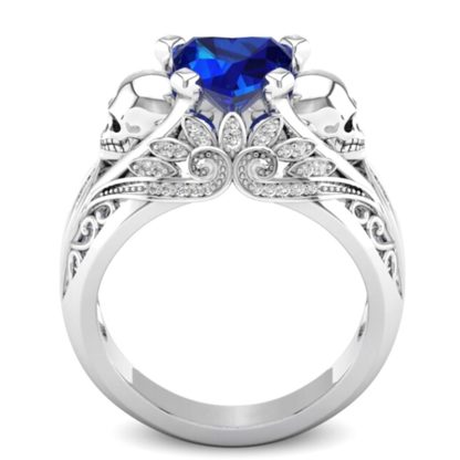 Bague-Tete-de-Mort-Femme-Uba-Bleue-c