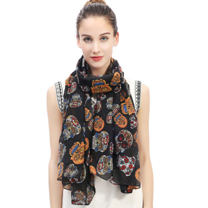 Foulard-Tete-de-Mort-Barax