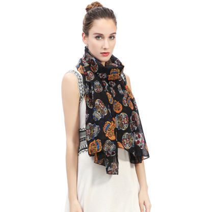 Foulard-Tete-de-Mort-Barax-b