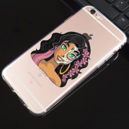 Coque-Iphone-Transparente-Tete-de-Mort-Mariafi