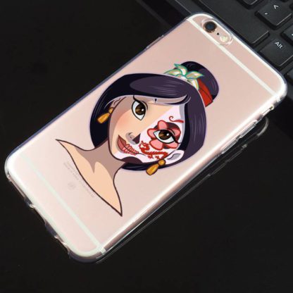 Coque-Iphone-Transparente-Tete-de-Mort-Mariaka