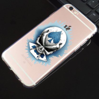 Coque-Iphone-Transparente-Tete-de-Mort-Marida