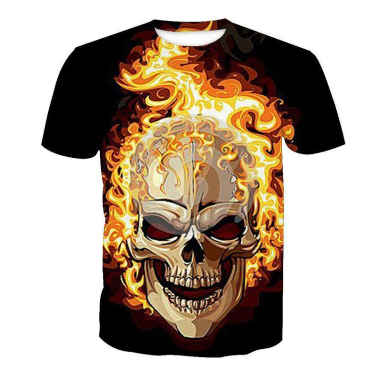 Tee-Shirt Tête de Mort Argani - T-shirt - Univers-tete-de-mort.fr