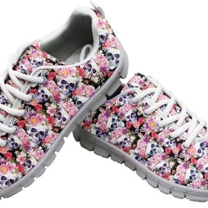 Chaussure femme confort tête de mort