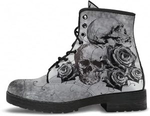 Chaussure tĂȘte de mort Noir et Blanc