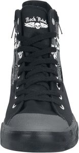 Basket montantes tête de mort Rock